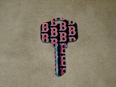 KW1 boston redsocks baseball key blank