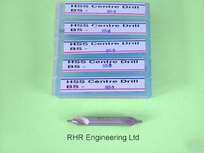 5 centre drills hss BS3 centre drill