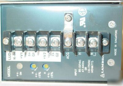 Lambda lud-16-44 linear single output power supply