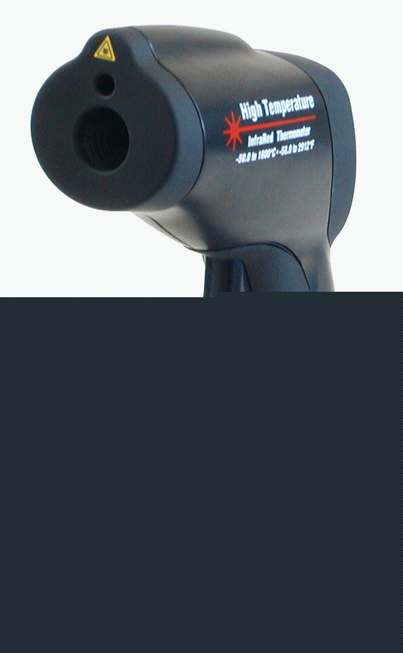 New ir infrared thermometer 2912 f 1600 c 50:1 w/ laser