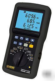 Aemc 8220 w/ 193-36 single-phase power quality analyzer