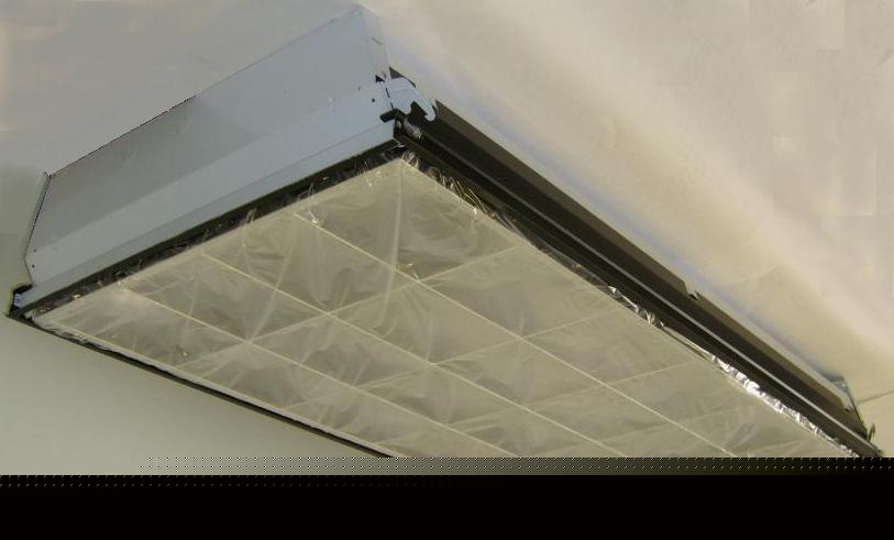 Columbia parabolic 4 bulb 2'X4' light fixture 120V 4524