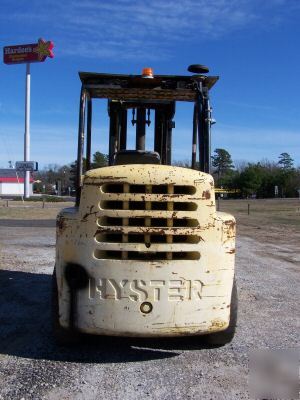 Hyster 8,000 lb capacity pneumatic forklift