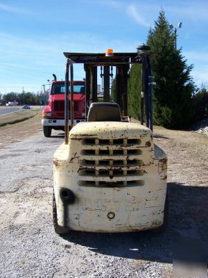 Hyster 8,000 lb capacity pneumatic forklift