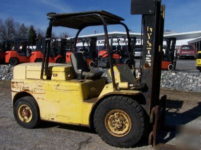 Hyster 8,000 lb capacity pneumatic forklift