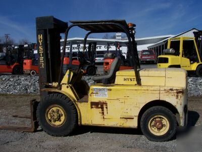 Hyster 8,000 lb capacity pneumatic forklift