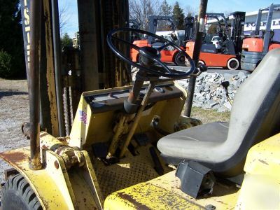Hyster 8,000 lb capacity pneumatic forklift
