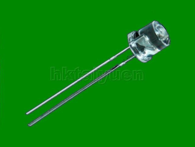 20X green 5MM wide angle flat top led free resistors