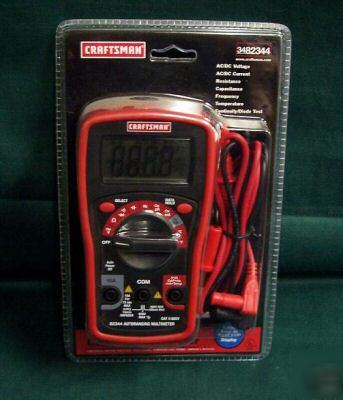 New craftsman multimeter 82344 