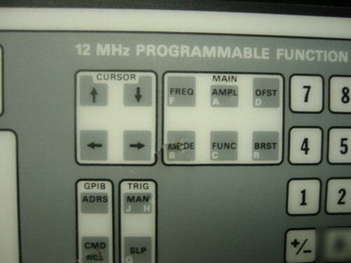 Wavetek model 270 12 mhz function generator