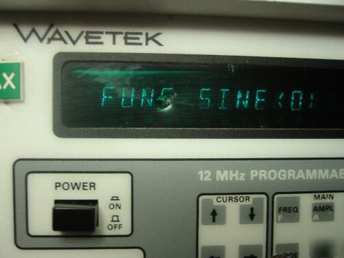 Wavetek model 270 12 mhz function generator