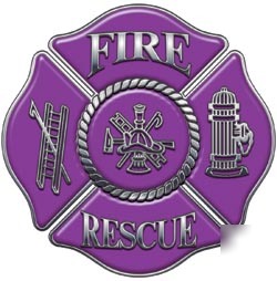 Firefighter decal reflective 12