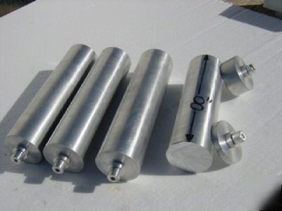 Lot - 3 pcs. of 2 1 /2 in. dia. 6061 T6 aluminum bar