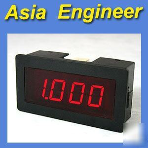 3 1/2 red led digital amp panel meter ac 2A