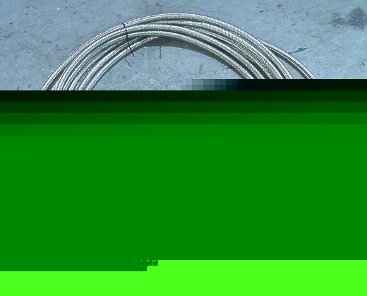 C36714 lot 2 steel-braided cryo-compressor hoses ~25FT.