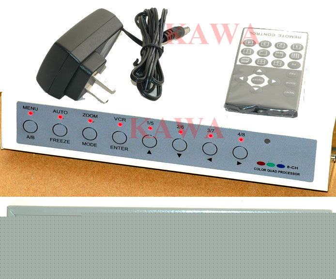 Cctv camera quad 8CH 4 8 ch video processor pro system