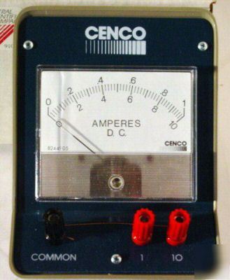 Csc cenco 82441-05 0-1-10A dc voltmeter (vdc / amps)