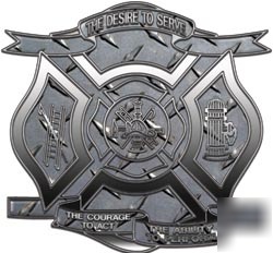 Firefighter decal reflective 4