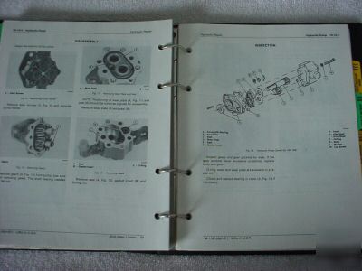 John deere 60 skid-steer loader tech. repair manual