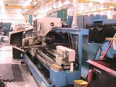 Mazak M5N3000 long bed big hole cnc lathe 