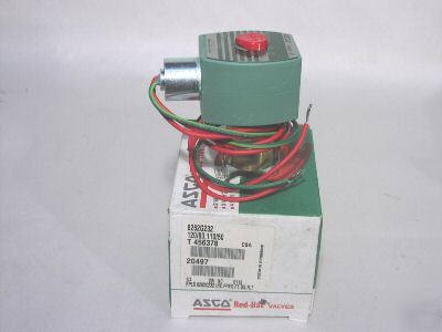 New asco 8262G232 red hat solenoid valve 2W-1/4 