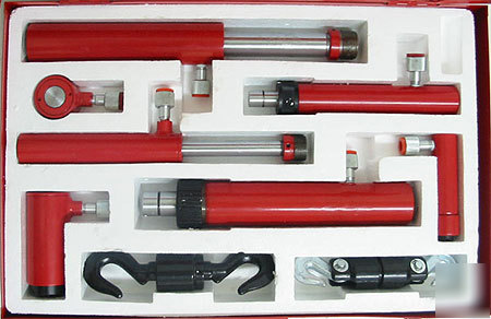  2-10 ton air hydraulic cylinder ram porta power 11 pcs