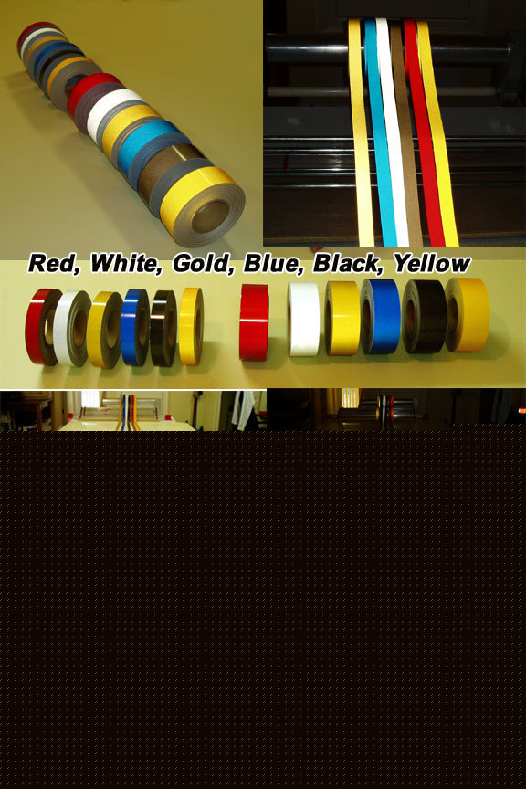 Black reflective safety striping tape 2