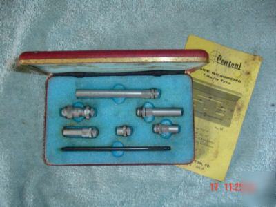 Inside micrometer set by central tool co., in box