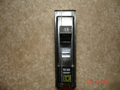 Square d 15 amp circuit breaker type qo