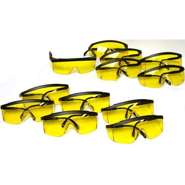 Aviation hunting safety glasses amber 12