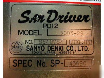 Fanuc/san servo amplifier - axis drive PD12