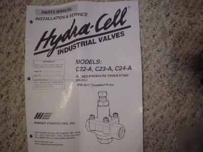 Industrial bypass pressure valve