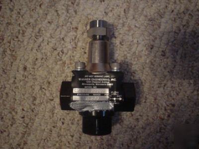 Industrial bypass pressure valve