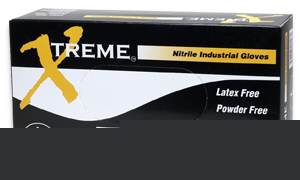 Xtreme nitrile industrial gloves large 100 per box
