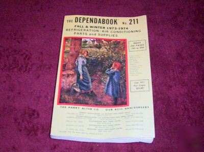 1973-74 dependabook no. 211 - harry alter co. air cond.