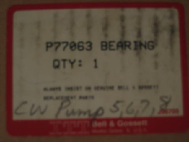 Bell gossett P77063 bearing