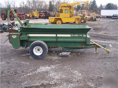 Mill creek 75TD topdresser / compost spreader tractor