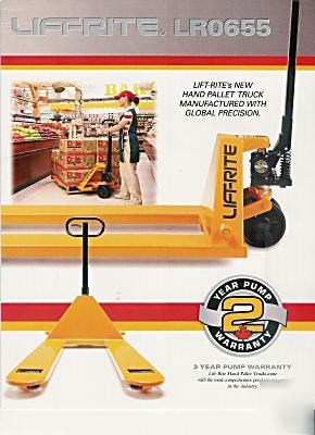 New lift-rite LR0655 pallet jack