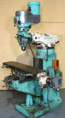 1-1/2 hp bridgeport vertical mill series 1