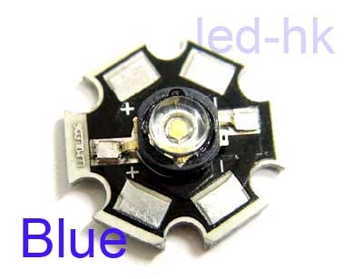 5X high power led lamp light 3 watt blue diy