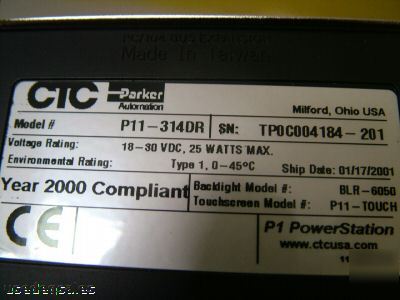 Ctc control panel P11-314DR mitsubishi plc FX2N-48MR