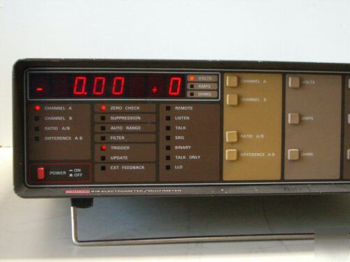 Keithley 619 electrometer w/ 6194 & 6193 plug-ins