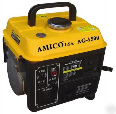 Portable gas generator - 2HP 1KW