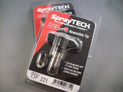 Spraytech xl-1 airless paint spray tip 221 fits graco 