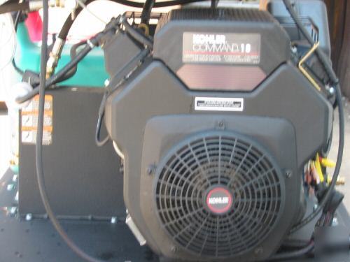 Mi-t-m hot water pressure washer skid unit used demo