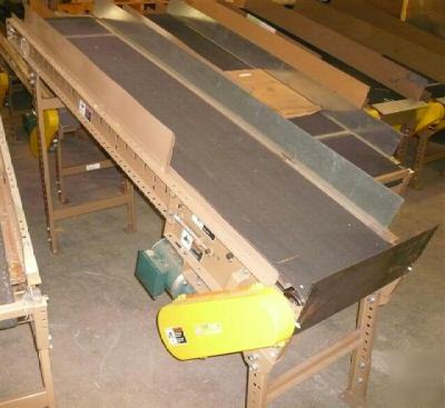 Incline motorized conveyor fkilogistics 8' x w 18