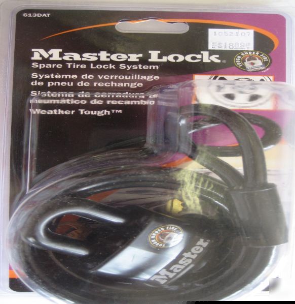 Masterlock spare tire lock ssytem-mst 613DAT