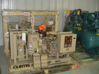 New 25HP curtis rotary screw air compressor