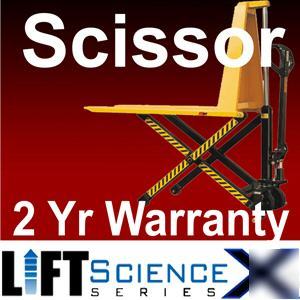 Scissor lift pallet jack high hi lifter truck work