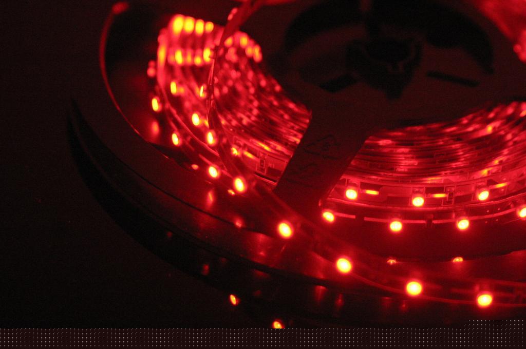 50CM super thin flexible smd red led strip w/300 leds